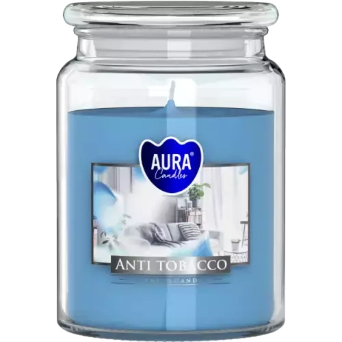Zdjęcie produktu Duża Świeca Zapachowa z Wieczkiem Aura SND99-69 Antytabak