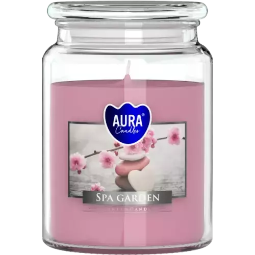 Zdjęcie produktu Duża Świeca Zapachowa z Wieczkiem Aura SND99-254 Ogród SPA