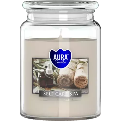 Zdjęcie produktu Duża Świeca Zapachowa z Wieczkiem Aura SND99-363 Self care SPA