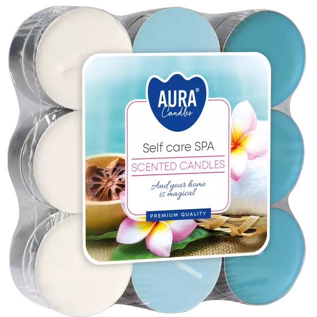 Zdjęcie produktu Małe świece zapachowe P15-18-363 – Aromat Self Care SPA, 18 sztuk