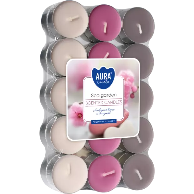 Zdjęcie produktu Małe świece podgrzewacze P15-30-254 – Ogród SPA 30 sztuk