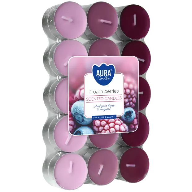 Zdjęcie produktu Małe świece podgrzewacze P15-30-314 Mrożone Jagody 30 sztuk