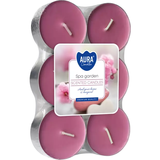 Zdjęcie produktu Świece tealight MAXI P35-6-254 Ogród SPA, 6 sztuk