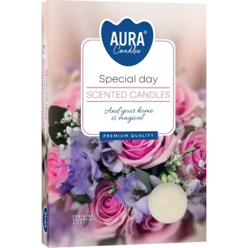 Zdjęcie produktu Małe świece tealighty z aromatem Special Day P15-288– 6 sztuk
