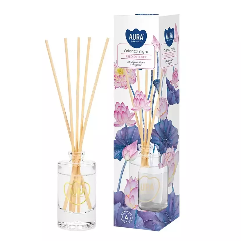Zdjęcie produktu Dyfuzor zapachowy z patyczkami Odświeżacz powietrza Aura DZ45-272 Orientalna Noc 45 ml