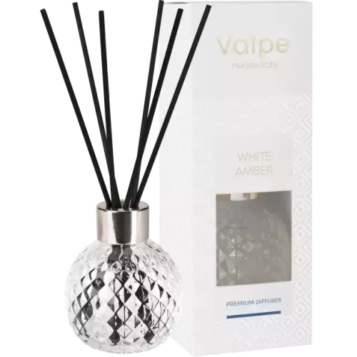 Zdjęcie produktu Dyfuzor zapachowy z patyczkami Odświeżacz Valpe VD-001-459 Biały Bursztyn 100 ml