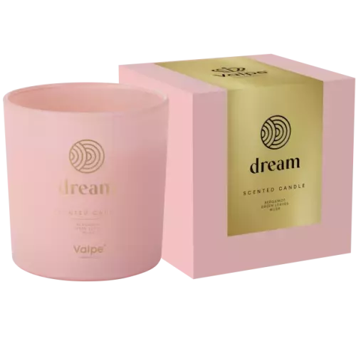 Zdjęcie produktu Świeca zapachowa Dream Różowa Valpe SN100M-038-391 – 300g