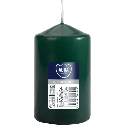 Zdjęcie produktu Świeca walec Zielona SW60/100-060 – 210g