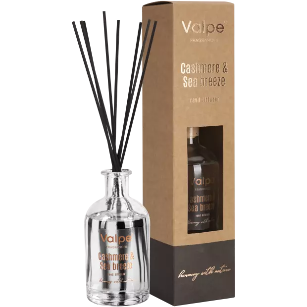 Zdjęcie produktu Dyfuzor zapachowy z patyczkami Odświeżacz powietrza Valpe DZ230-327 Kaszmir & Bryza Morska 230 ml 