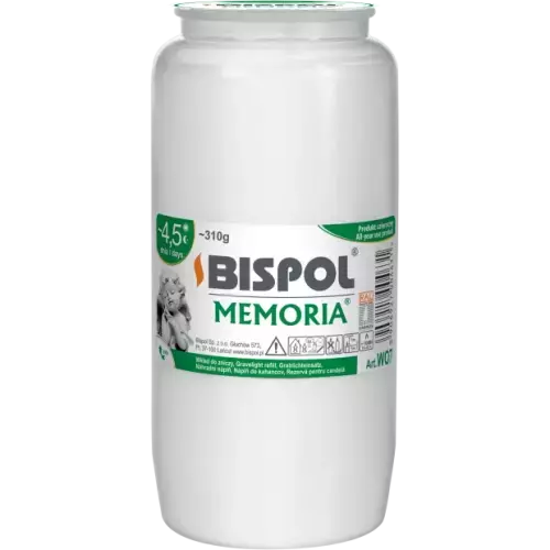 Zdjęcie produktu Wkład Olejowy do Zniczy Memoria WO7 – Biały