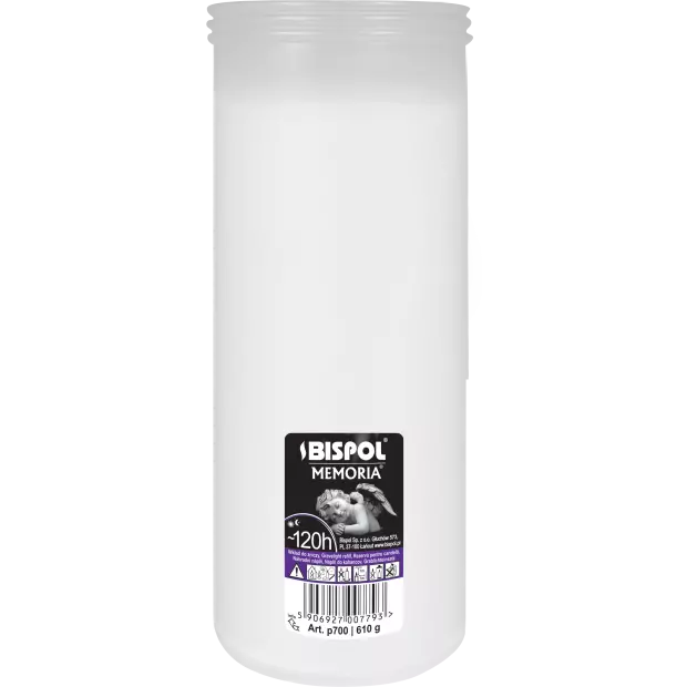 Zdjęcie produktu Wkład do zniczy P700 Memoria Parafinowy 120h 21cm