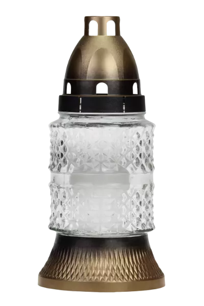 Zdjęcie produktu Znicz klasyczny 530BT szklany 18cm