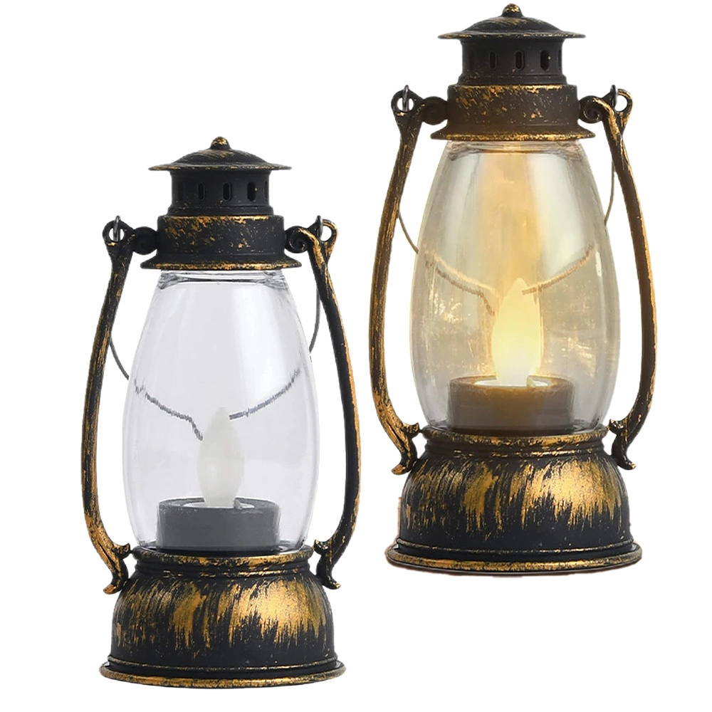 Zdjęcie produktu Lampa naftowa LED SUBITO szczotkowane złoto 18cm