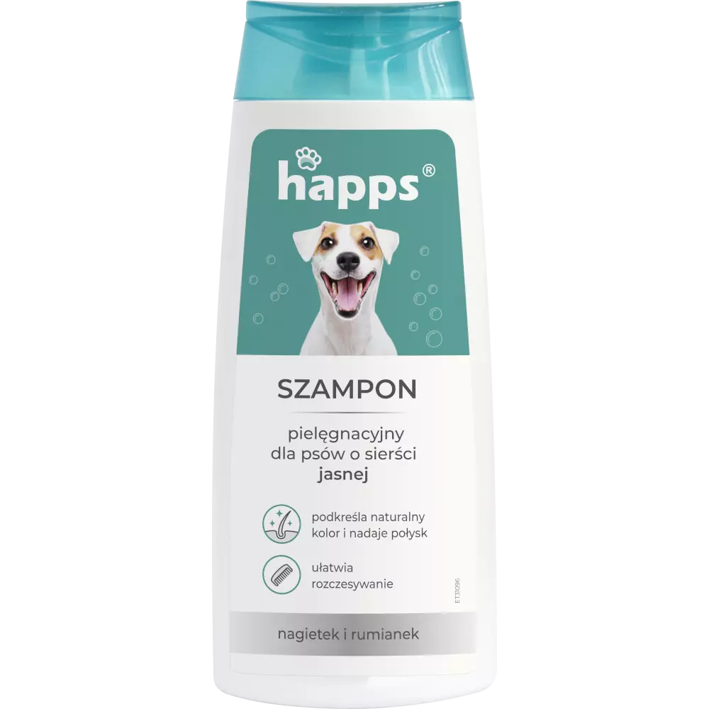 Zdjęcie produktu Happs szampon dla psów do sierści jasnej biała sierść pielęgnacja psa 200ml