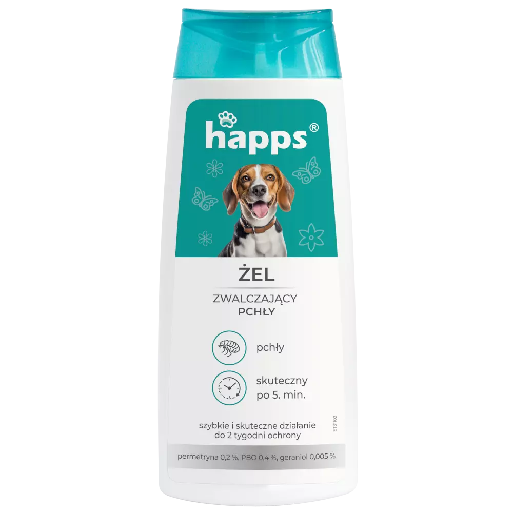 Zdjęcie produktu HAPPS Żel na pchły 150 ml do legowisk i bud
