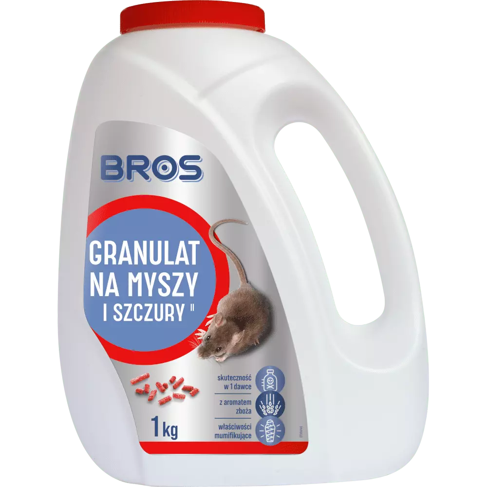 Zdjęcie produktu Granulat na myszy i szczury 1KG z aromatem zboża