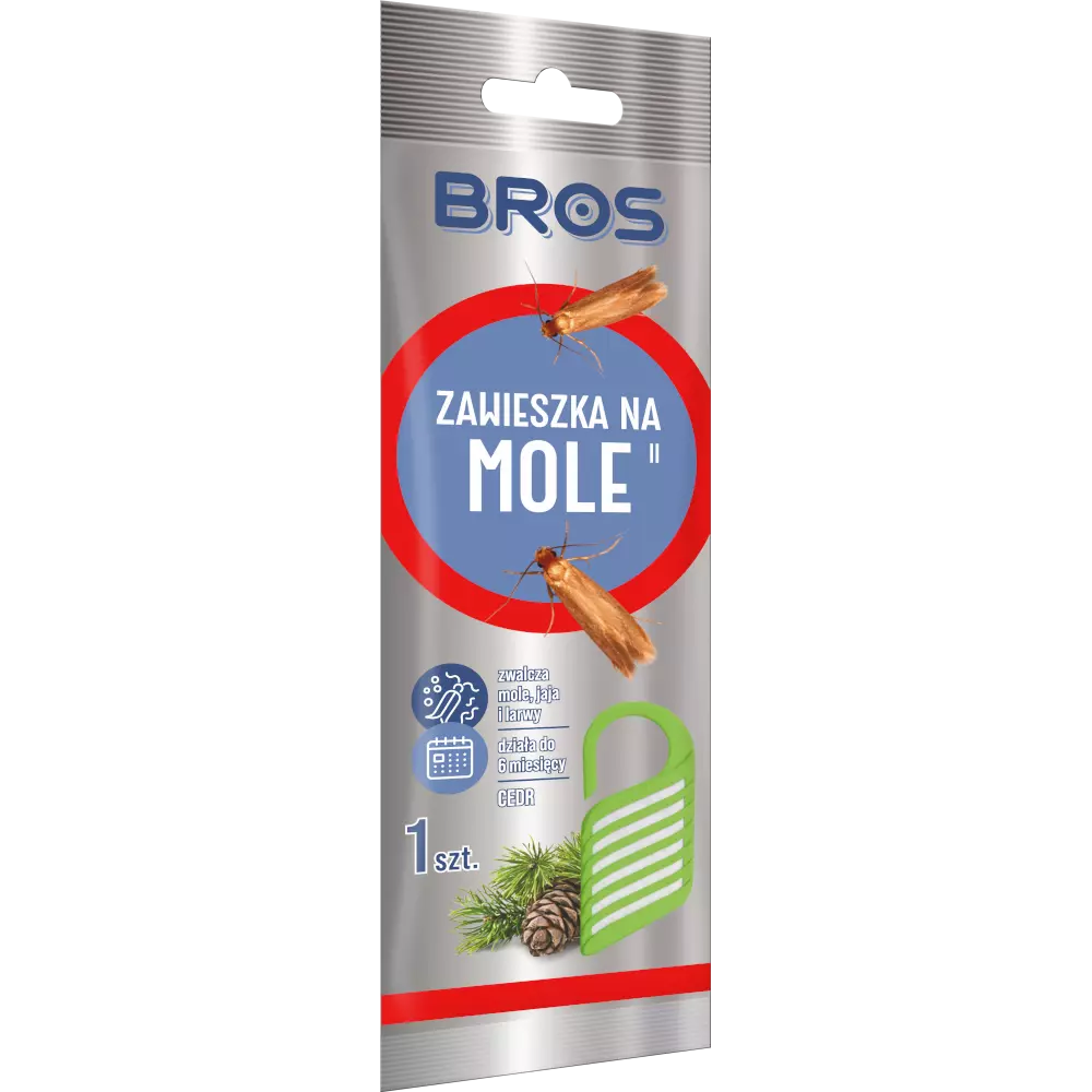 Zdjęcie produktu Zawieszka na mole odzieżowe cydrowa