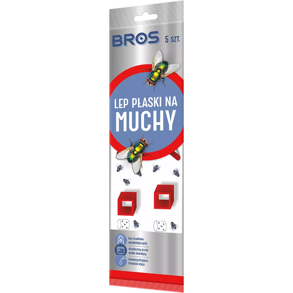 Zdjęcie produktu Lep płaski na muchy bez substancji owadobójczych