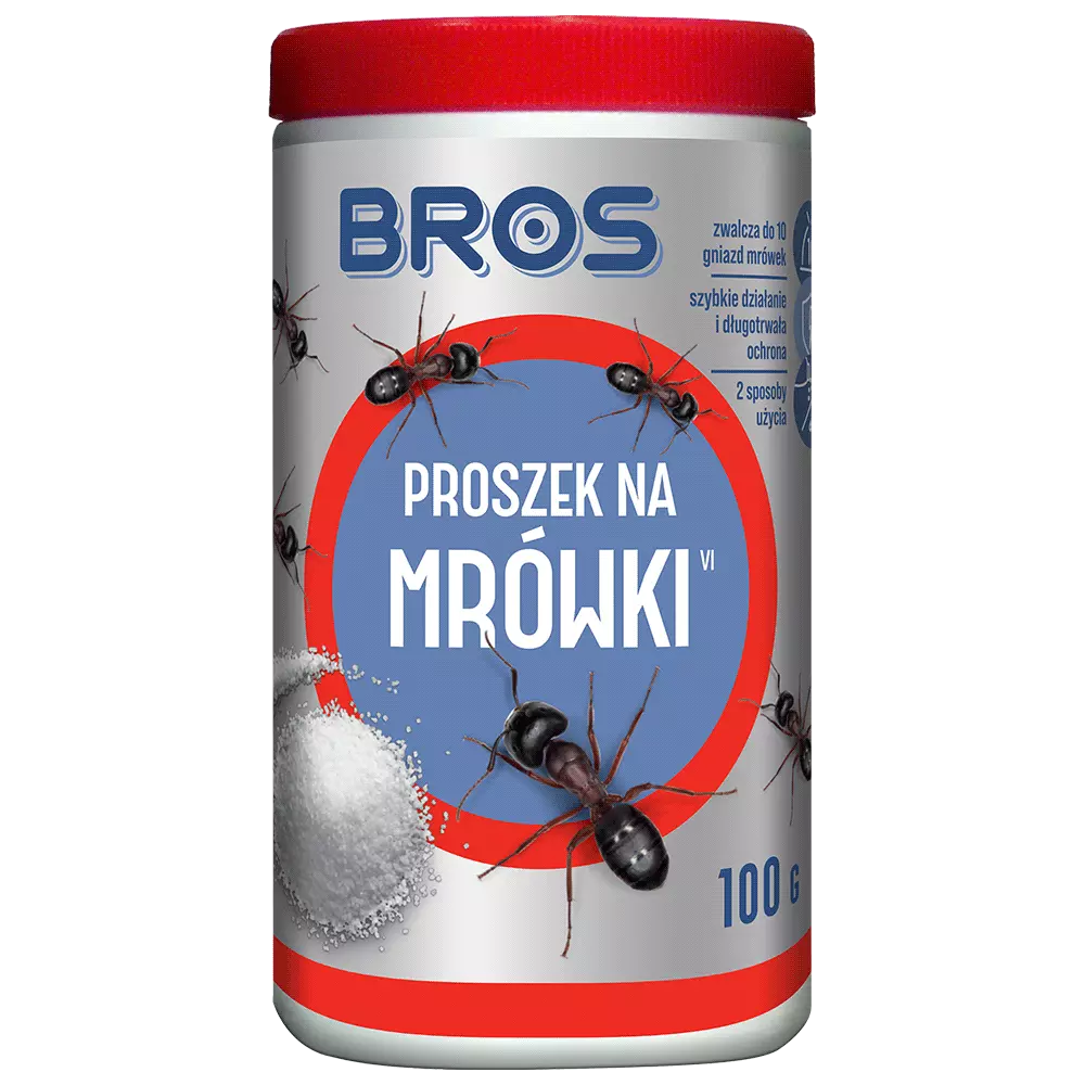 Zdjęcie produktu Proszek na mrowki 100g uniwersalny preparat zwalczanie gniazd silny mrowkobojczy