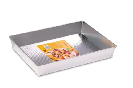 Zdjęcie produktu Blacha do pieczenia prostokątna 39x23.5 cm srebrna SNB