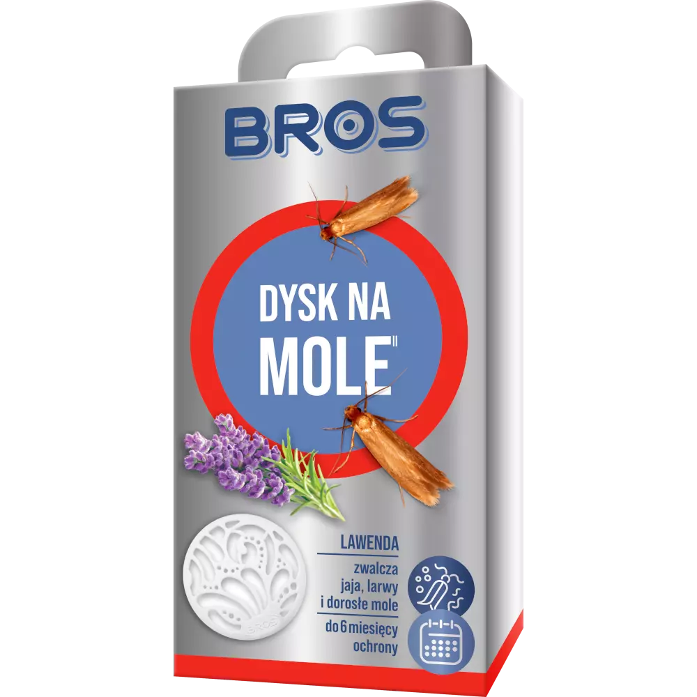 Zdjęcie produktu Dysk na mole lawenda do szafy szuflady 6 miesięcy