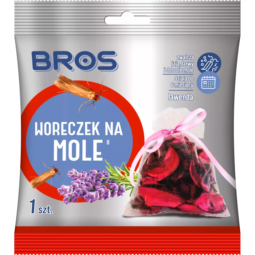Zdjęcie produktu Woreczek na Mole Odzieżowe Lawenda do Szafy Szuflady Ochrona