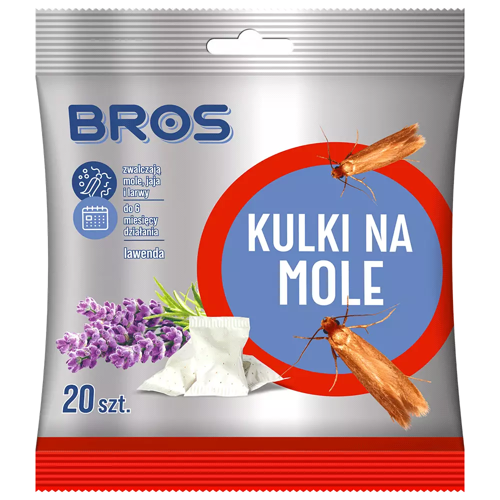 Zdjęcie produktu Kulki na Mole Odzieżowe Lawenda do Szafy Szuflady Ochrona 6m