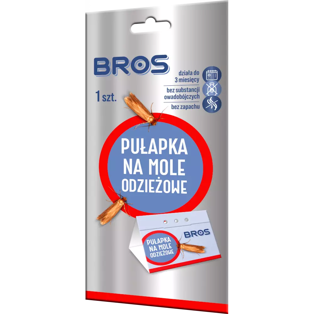 Zdjęcie produktu Pułapka na Mole Odzieżowe do Szafy Szuflady Bez Zapachu