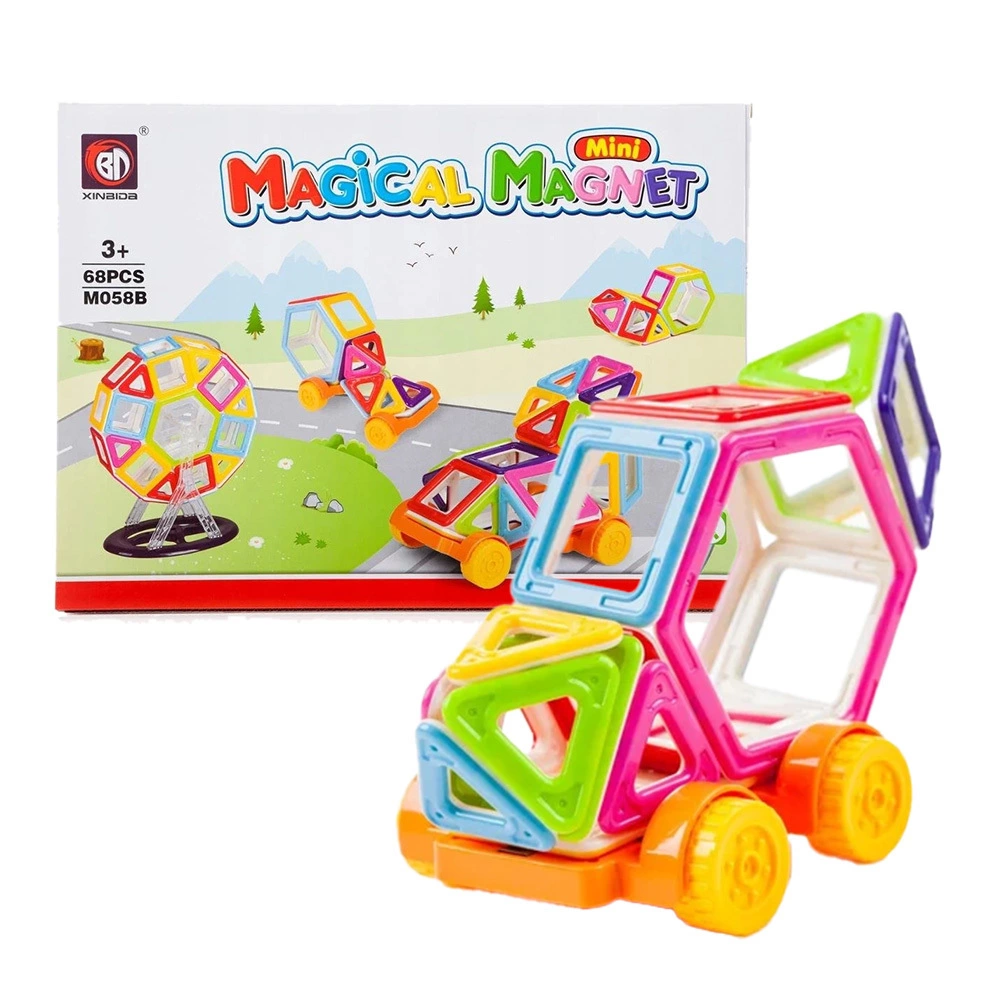 Zdjęcie produktu Klocki Magnetyczne 38 el. mini MAGICAL MAGNET magnesy 3D