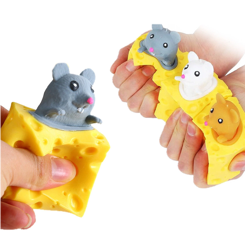 Zdjęcie produktu Gniotek Myszka w Serze Squishy Sensoryczna Antystresowa