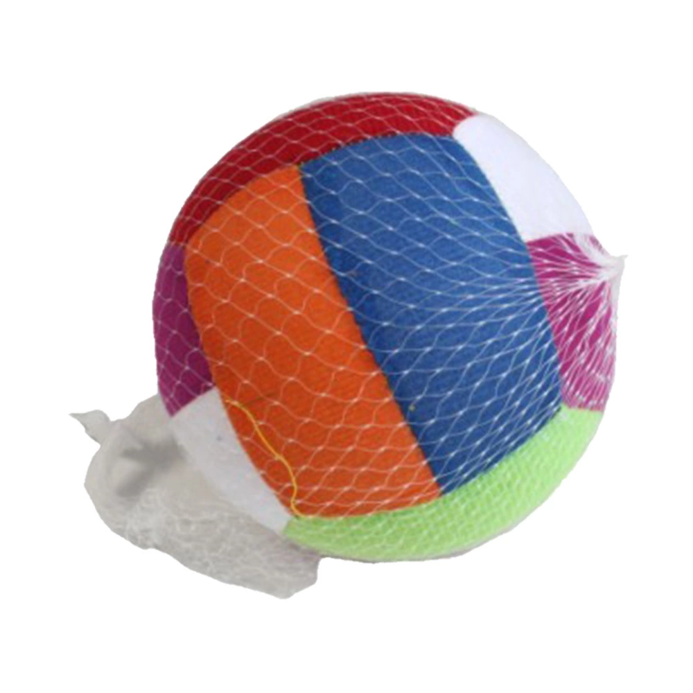 Zdjęcie produktu Piłka kolorowa miękka w siatce gumowa dla dzieci 15cm