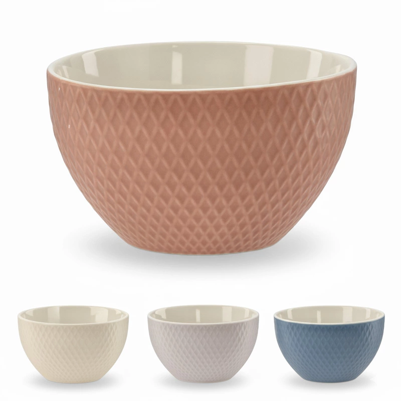 Zdjęcie produktu Miska Ceramiczna 420ml DIAMOND Nowoczesna na Zupę Deser 1szt.