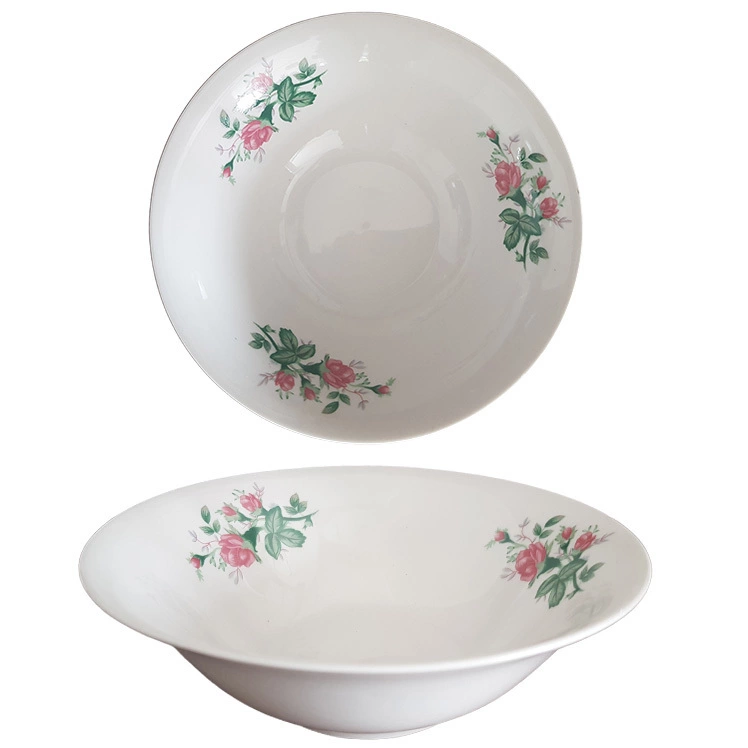 Zdjęcie produktu Salaterka Ceramiczna 18cm Biała Mak 500ml Miska Na Zupę Deser