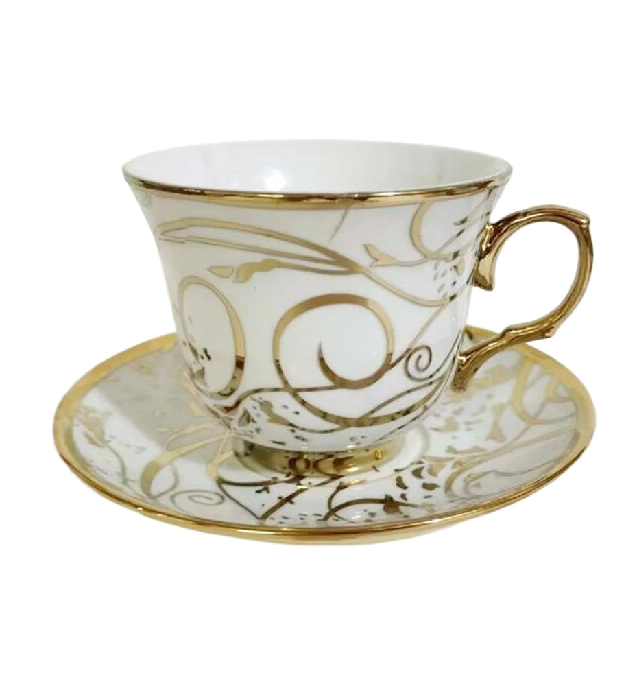 Zdjęcie produktu Filiżanek do kawy i herbaty 1+1 ze spodkami 250ml GP2492