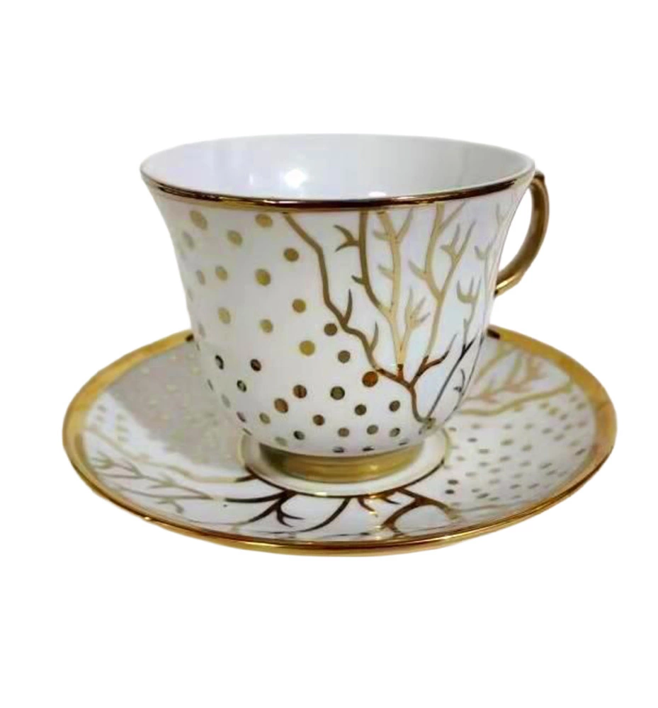 Zdjęcie produktu Filiżanek do kawy i herbaty 1+1 ze spodkami 250ml GP2474