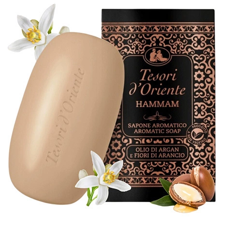 Zdjęcie produktu Mydło w kostce Tesori d'Oriente Hammam uniwersalne 125 g
