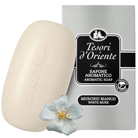 Zdjęcie produktu Mydło w kostce Tesori d'Oriente Muschio Bianco uniwersalne 125 g 