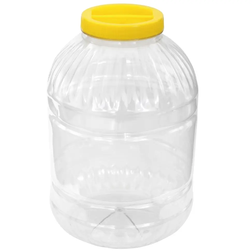 Zdjęcie produktu Słój Plastikowy 8L na Ogórki Kapustę Przetwory Nalewki Szczelny PET