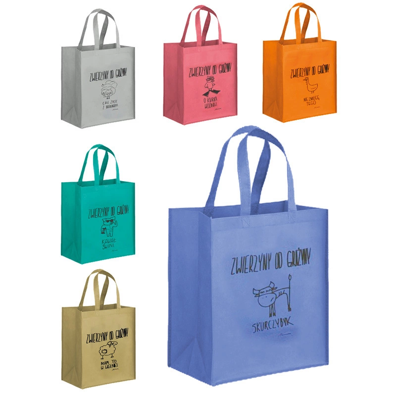 Zdjęcie produktu Torba Materiałowa Na Zakupy Duża Eko Kost 32x36x18 cm Wytrzymała