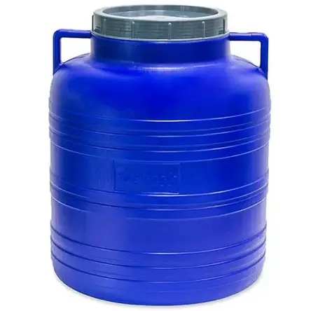 Zdjęcie produktu Beczka Plastikowa 20L Niebieska Szczelna z Zakrętką Kiszenie Deszczówka 