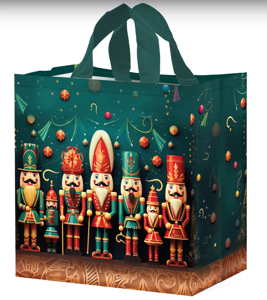 Zdjęcie produktu Torba Świąteczna Prezentowa Dziadki do Orzechów 24L 35x20x35 PP