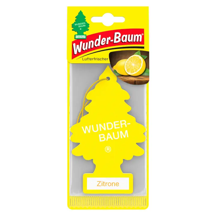 Zdjęcie produktu WUNDER-BAUM Choinka Zapach Samochodowy Cytrynowy 8 tyg.
