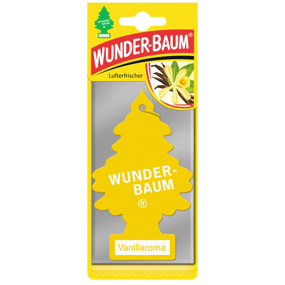 Zdjęcie produktu WUNDER-BAUM Choinka Zapach Samochodowy Wanilia 8 tyg.