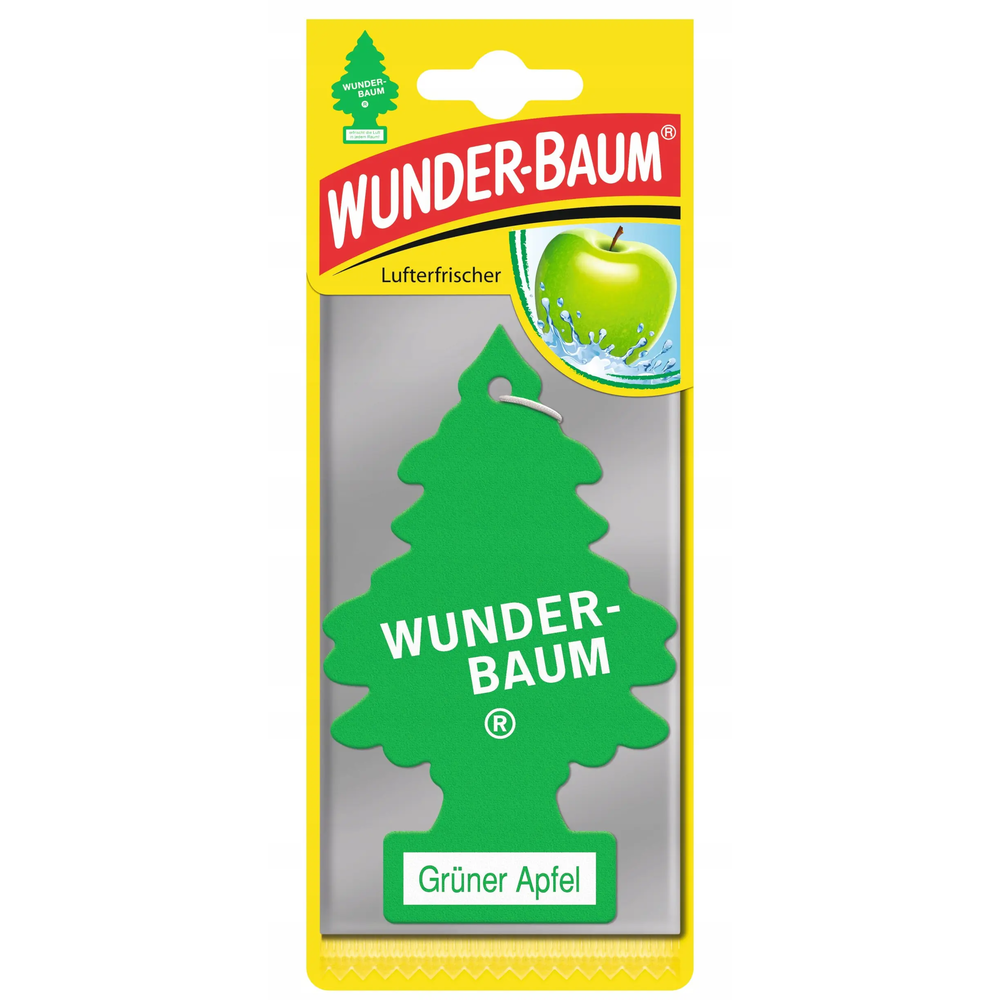 Zdjęcie produktu WUNDER-BAUM Choinka Zapach Samochodowy Zielone Jabłko 8 tyg.