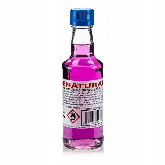 Zdjęcie produktu DENATURAT 72% 250ml fioletowy Mycie Dezynfekcja