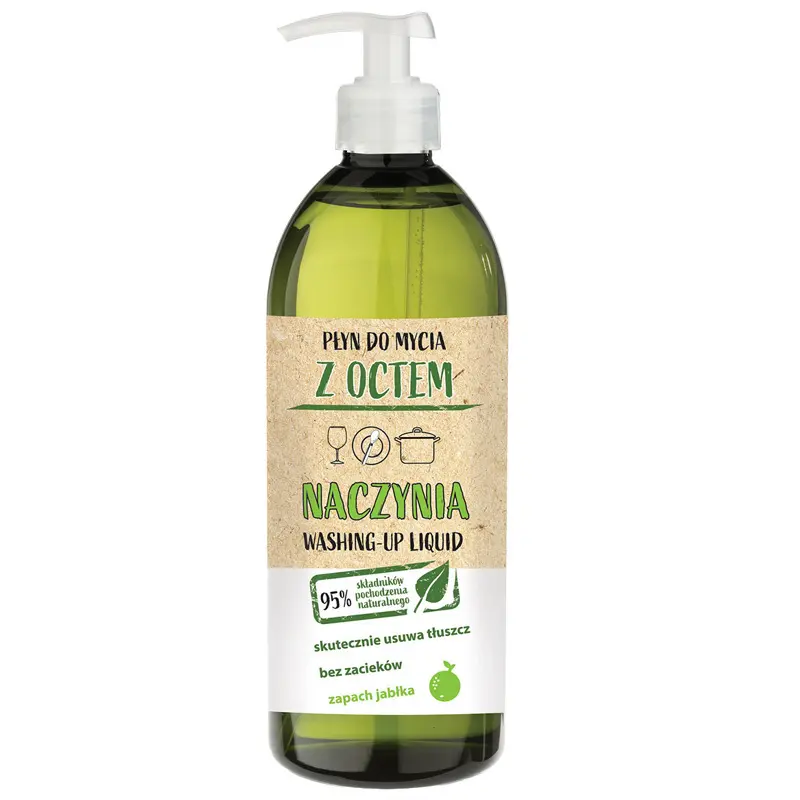 Zdjęcie produktu Płyn do mycia naczyń o zapachu jabłka wydajny 750 ml 