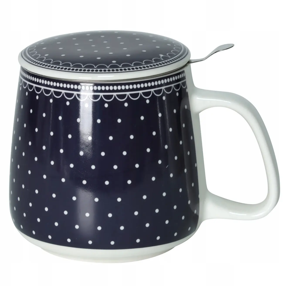 Zdjęcie produktu Kubek Porcelanowy z Zaparzaczem LIVELLO MR3-102 250ml