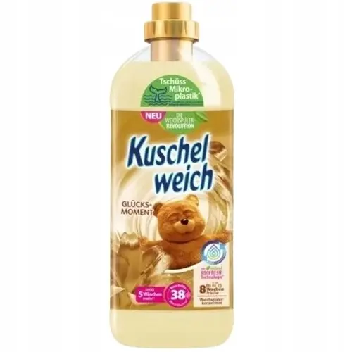 Zdjęcie produktu Płyn do Płukania Tkanin Koncentrat Kuschelweich Glucksmoment 1L 38 Prań Niemiecki