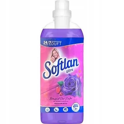 Zdjęcie produktu Płyn do Płukania Tkanin Koncentrat Softlan Bouquet der Dufte Rose 650 ml 31 Prań