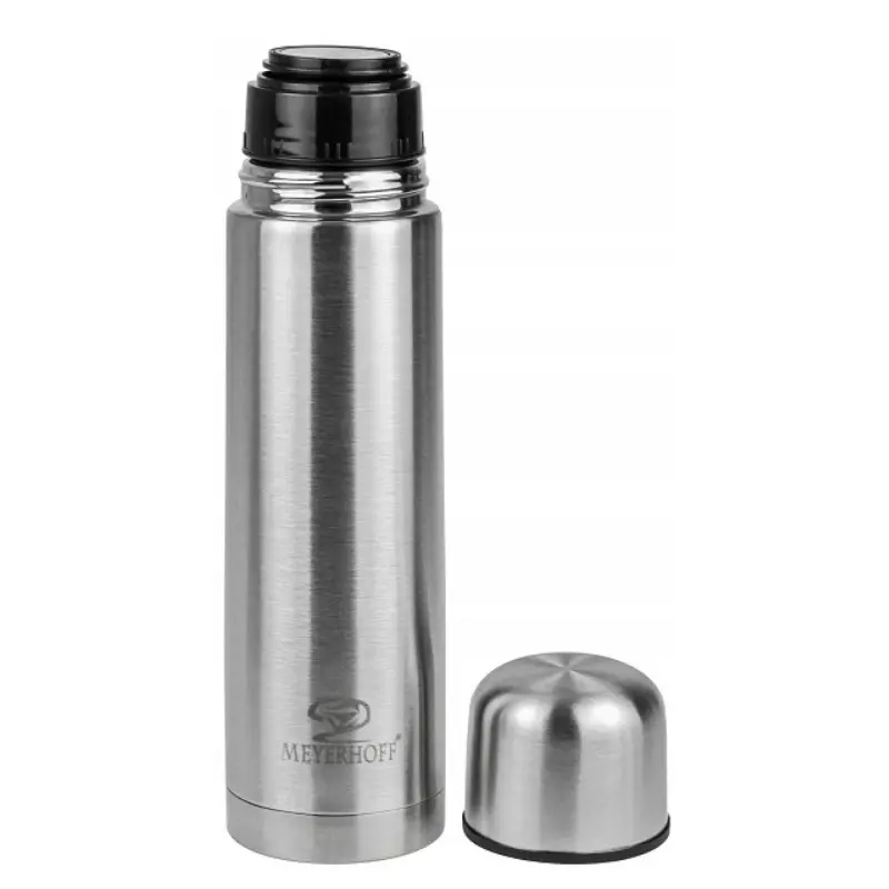 Zdjęcie produktu Termos Stalowy z kubkiem Turystyczny Meyerhoff 0,75l 750ml INOX Stal Niemiecka Marka 6H